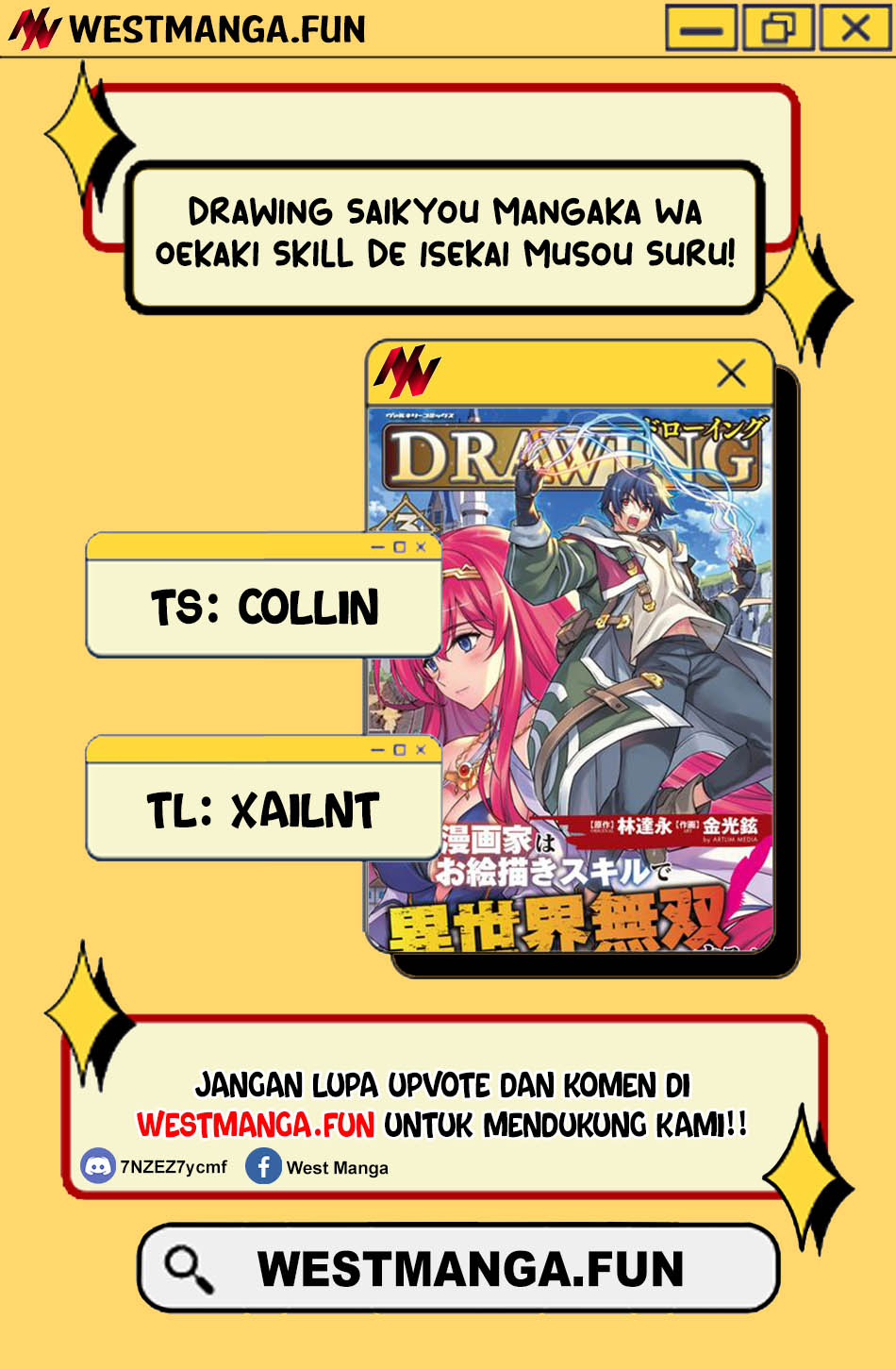Drawing: Saikyou Mangaka wa Oekaki Skill de Isekai Musou Suru! Chapter 122 Bahasa Indonesia